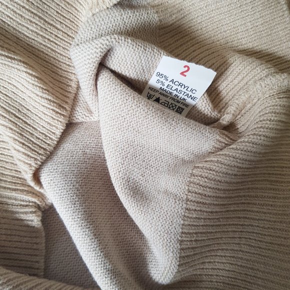 Beige Knit Short And Tee Set Soft Stretch Shorts And T-shirt Coordinates - Picture 9 of 15